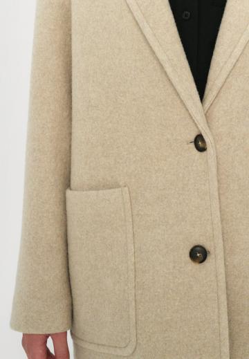 Шерстяное пальто