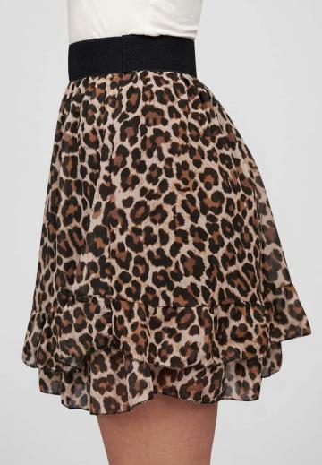 Юбка с воланами