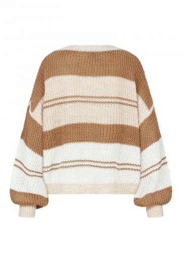 Пуловер в полоску