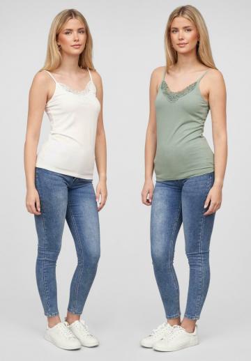 Топ на бретельках