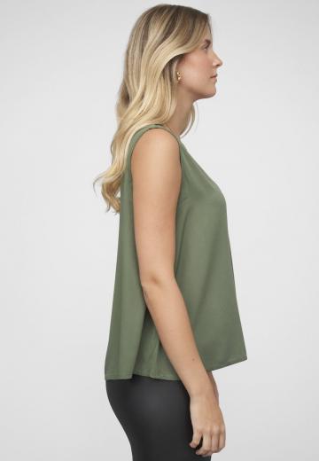 Блузка без рукавов