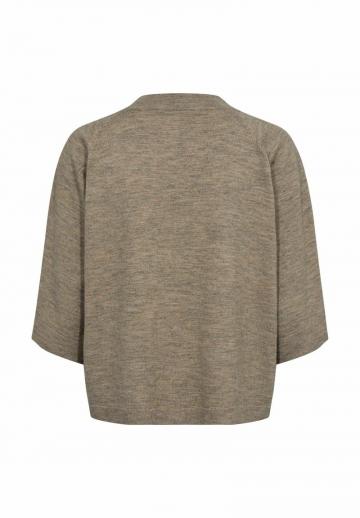 Пуловер с рукавом три четверти