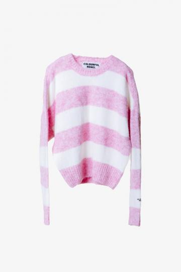 Пуловер в полоску