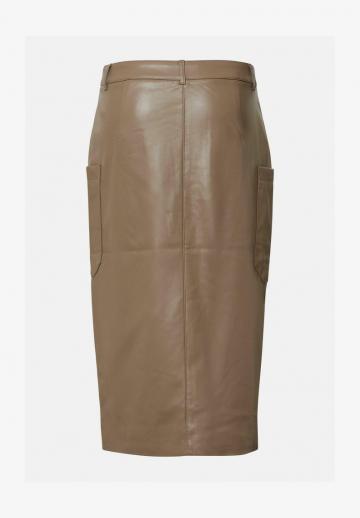 Кожаная юбка