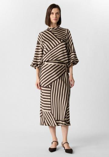 Атласная блузка