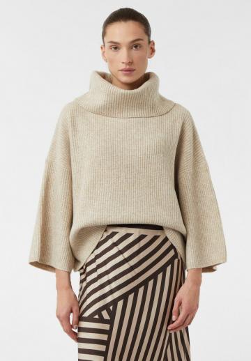 Пуловер с рукавом три четверти