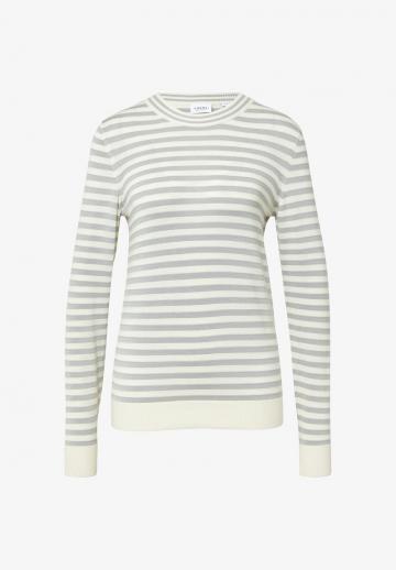 Пуловер в полоску