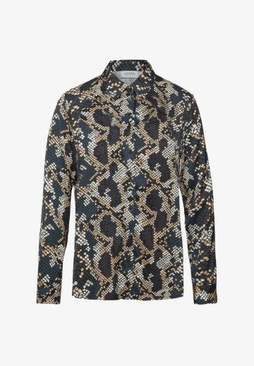 Атласная блузка