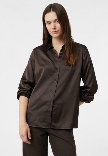Атласная блузка