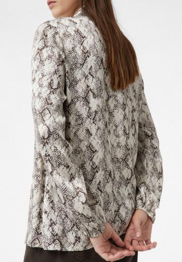 Атласная блузка