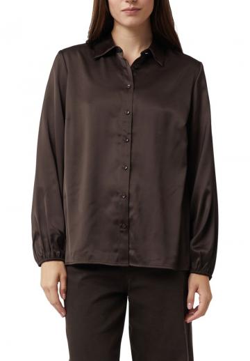 Атласная блузка