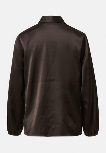 Атласная блузка