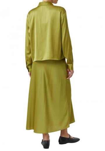 Атласная блузка