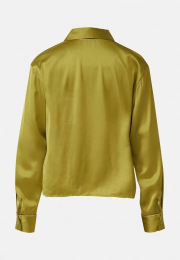 Атласная блузка