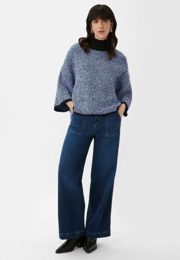 Пуловер с рукавом три четверти