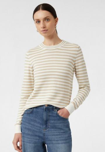 Пуловер в полоску