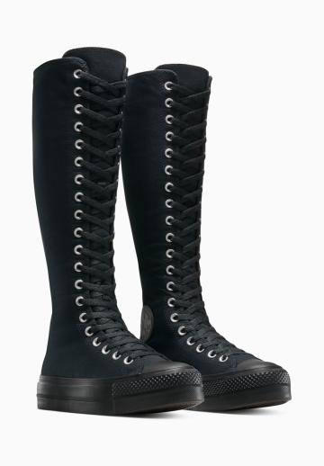 Сапоги на шнуровке