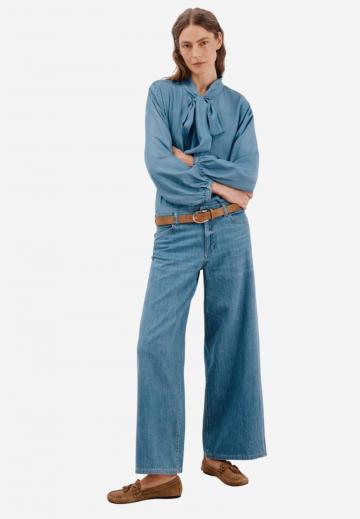 Джинсовая блузка