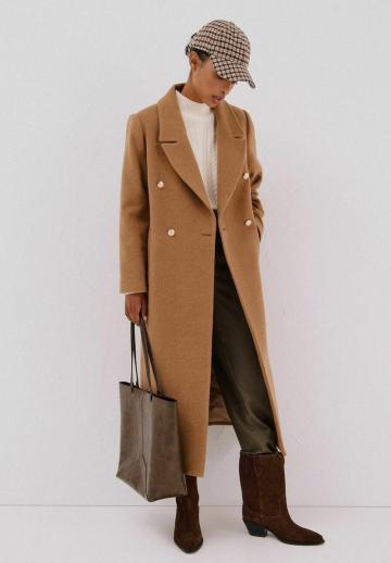 Шерстяное пальто