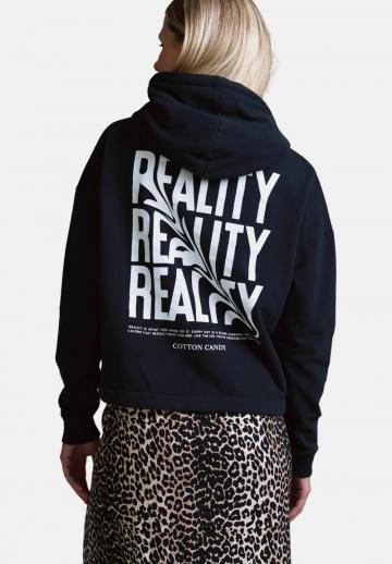 Пуловер с капюшоном