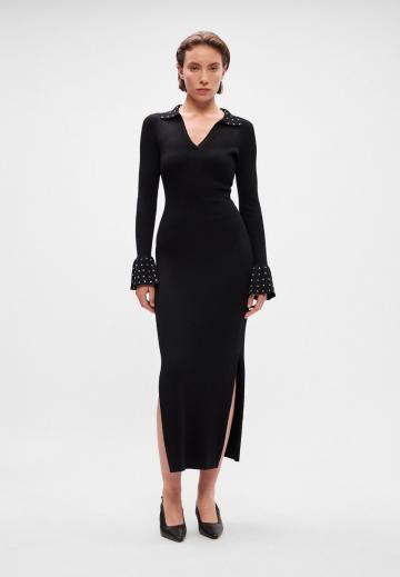 Вязаное платье