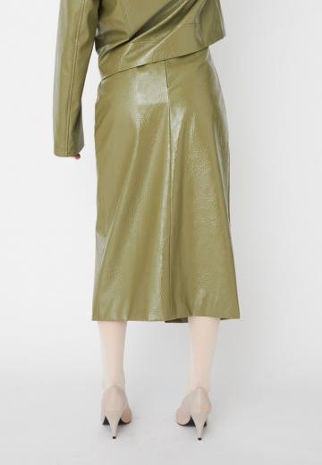 Кожаная юбка