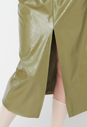 Кожаная юбка