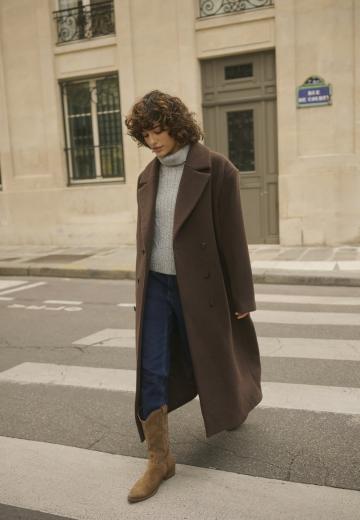 Шерстяное пальто