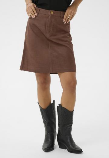 Кожаная юбка