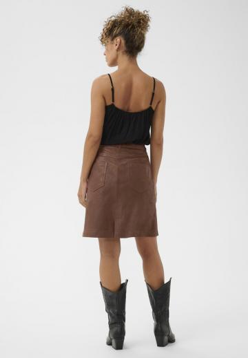Кожаная юбка