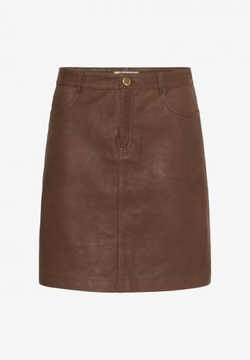 Кожаная юбка