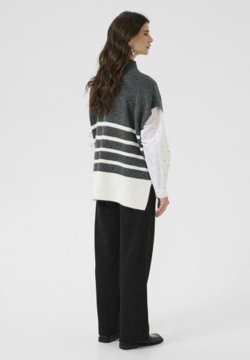 Длинный жилет