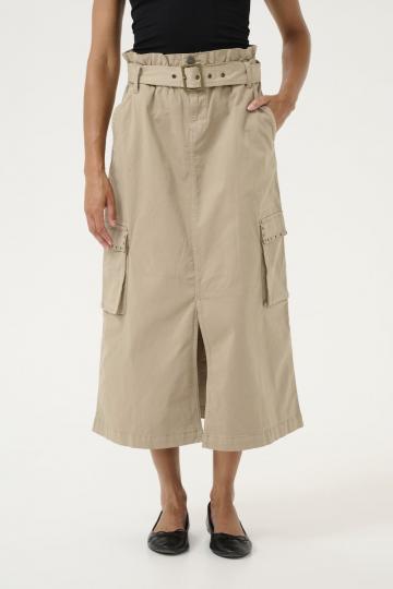 Юбка с накладными карманами