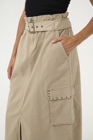 Юбка с накладными карманами