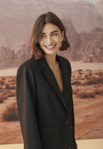 Длинный блейзер