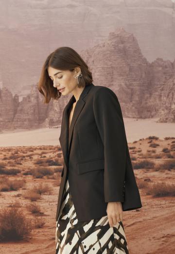 Длинный блейзер