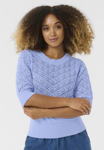 Пуловер с коротким рукавом