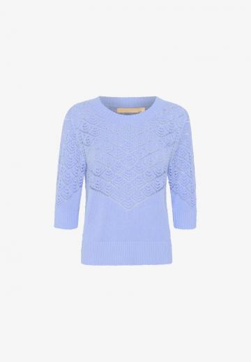 Пуловер с коротким рукавом