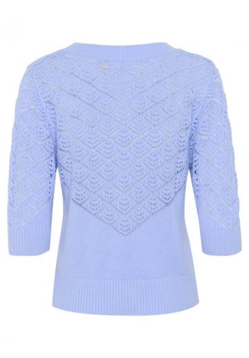 Пуловер с коротким рукавом