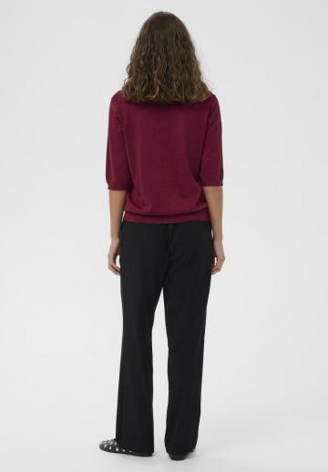 Пуловер с коротким рукавом