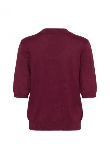 Пуловер с коротким рукавом