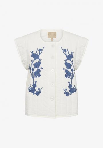 Джинсовая жилетка