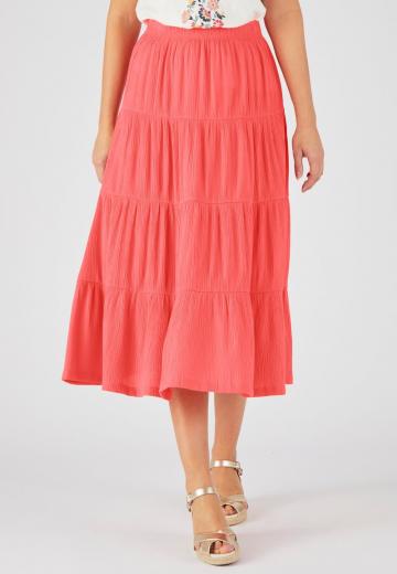 Юбка с воланами