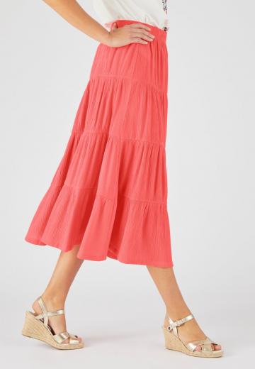 Юбка с воланами