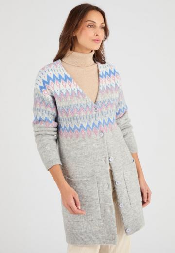 Длинный кардиган