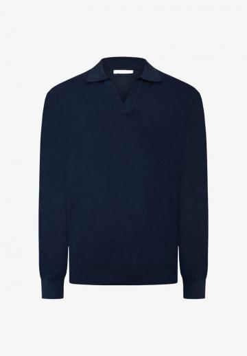 Поло с длинным рукавом