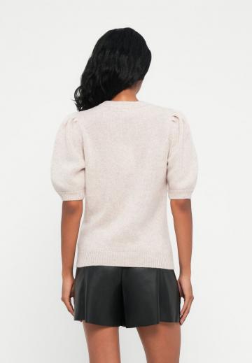 Пуловер с коротким рукавом