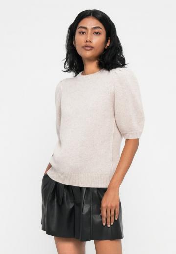 Пуловер с коротким рукавом