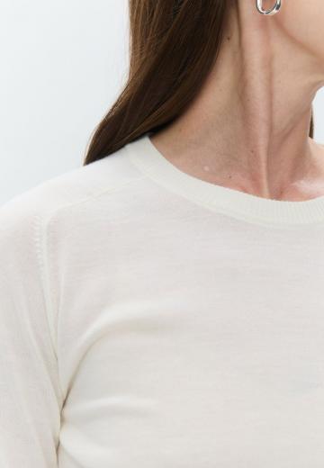 Пуловер с коротким рукавом