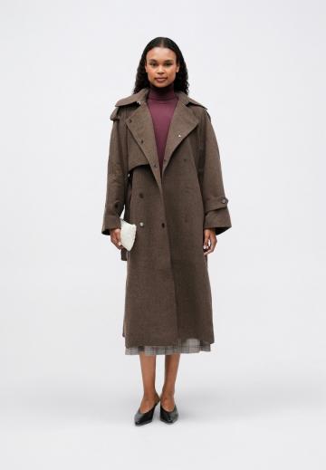 Шерстяное пальто